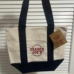 Trader Joe’s Mini Canvas Tote Bag